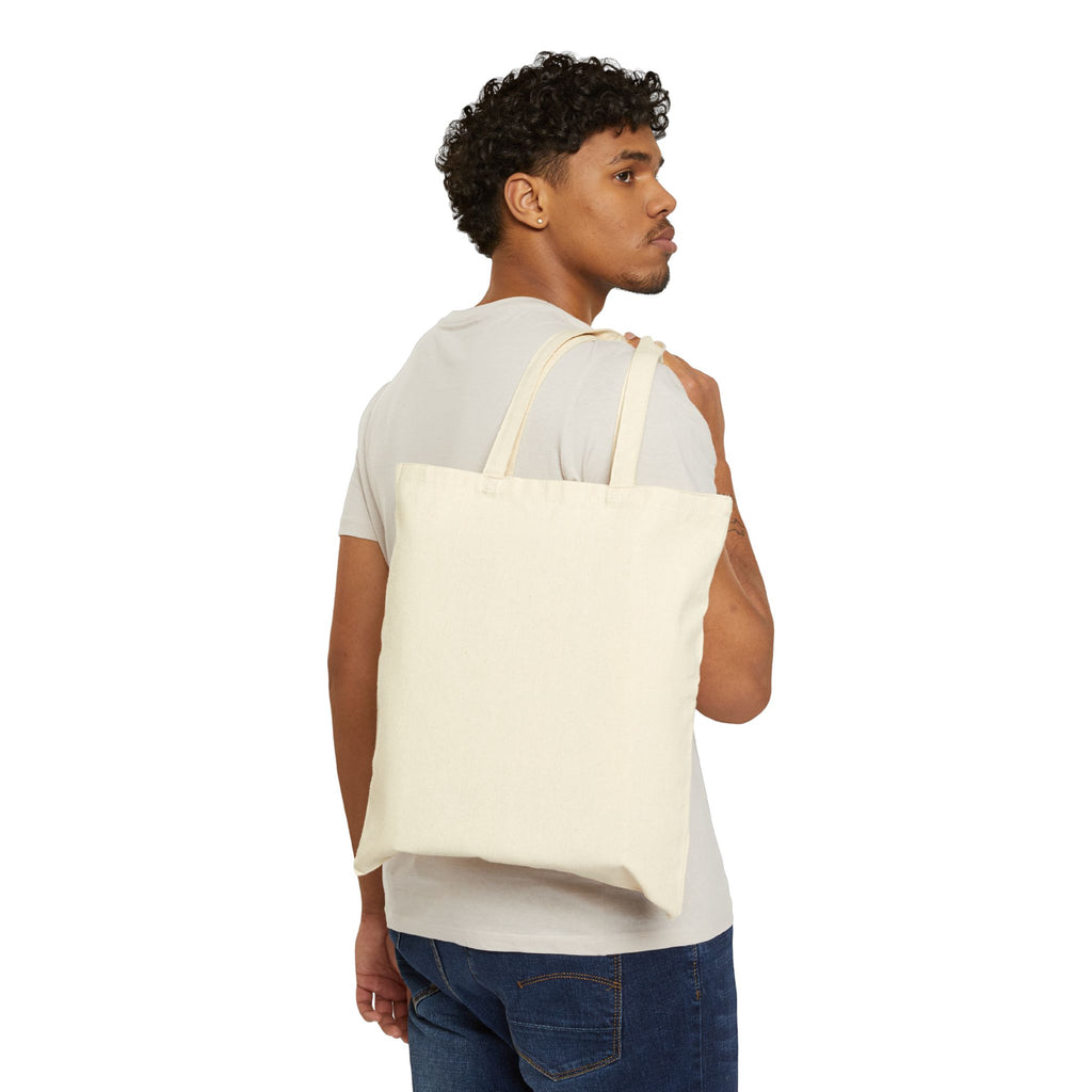 Football Mom Cotton Canvas Tote Bag